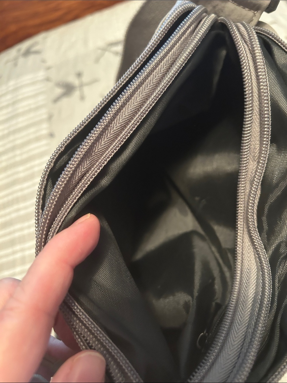 Gray Crossbody Bag - Picture 10 of 12